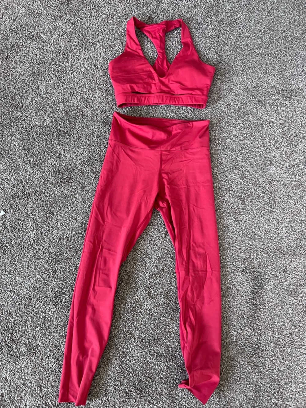“Musesonly” Red Activewear Set with Branded Tag
